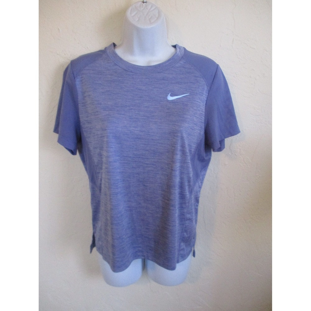 Nike Running Top Size Medium Mesh Inset Dri Fit